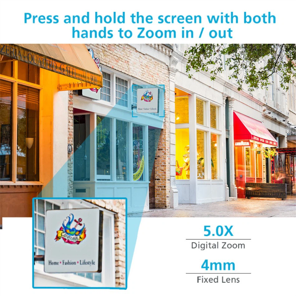 8MP Dual‑Lens WiFi PTZ Security Camera, Outdoor IP66 Waterproof, 4K Ultra HD, icsee App Remote View, Cloud & Local Storage