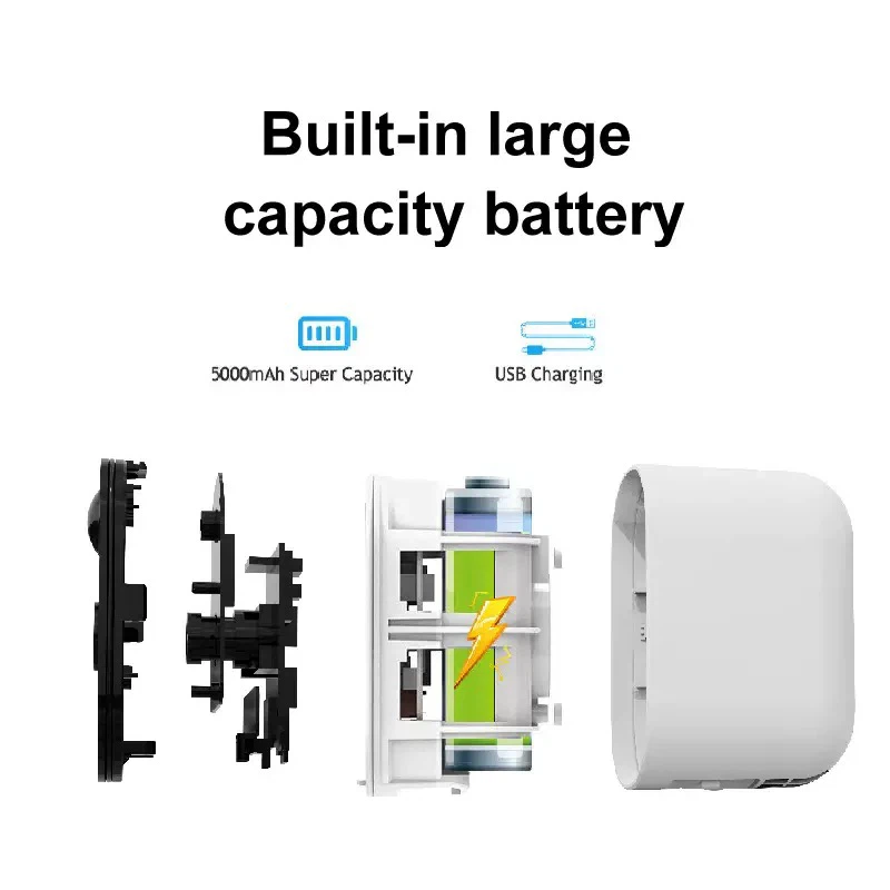 New Outdoor Solar Low-Power WiFi Security Camera, Built-in Battery, 4MP Spotlight & Infrared Surveillance Cam
