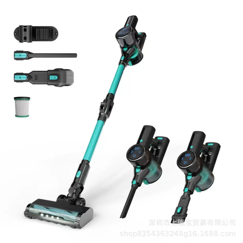 200W Brushless Cordless Stick Vacuum Cleaner, Vacuum & Mop 2-in-1, Powerful Suction, Handheld Multi-purpose Cleaner for Home Floors, Carpet, Mattress & Pet Hair