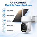 V380 Outdoor Solar WiFi/4G Security Camera, Full‑Color Night Vision, Wireless Home Surveillance