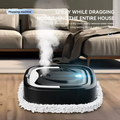 Smart Mopping Robot, Automatic Spray & High-Frequency Rotation, 2-in-1 Dry Wet Floor Cleaner with Hidden Handheld Design for Home Hard Floors
