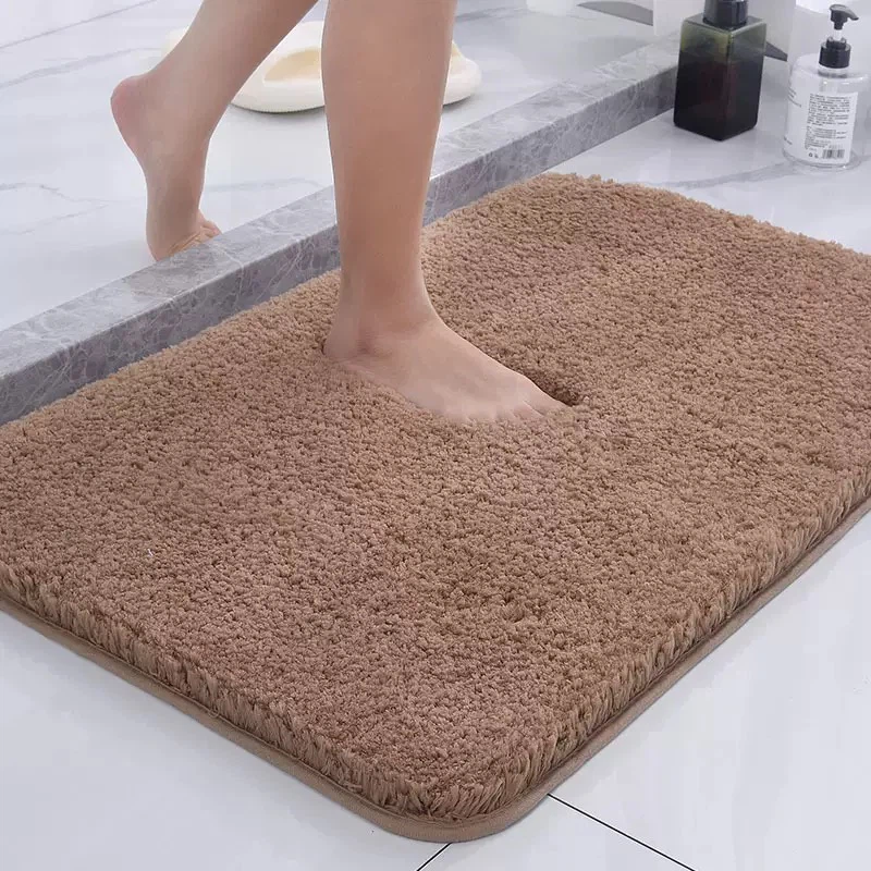 Plush Absorbent Non‑Slip Bathroom Bath Mat Rug