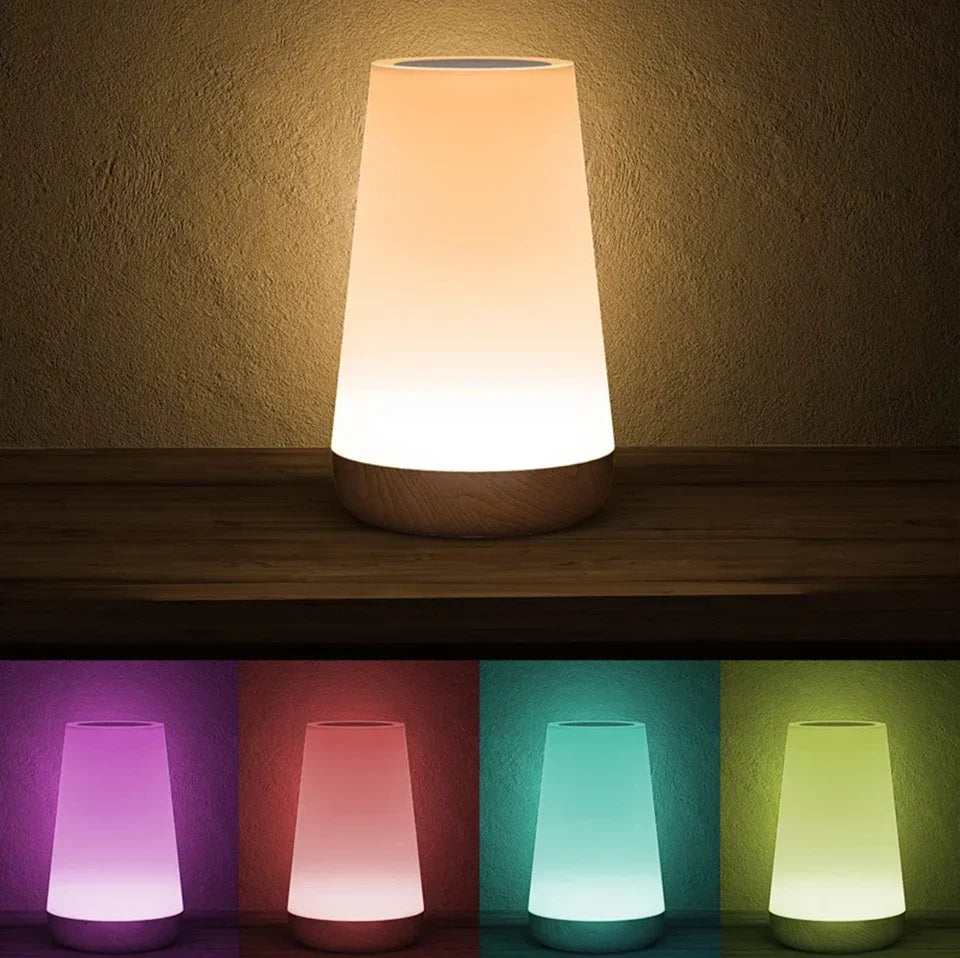 Tuya WiFi Smart Table Lamp Dimmable App Voice Control Desk Lamp RGB Touch Lamps Bedroom Night Light Work with Alexa Google Home
