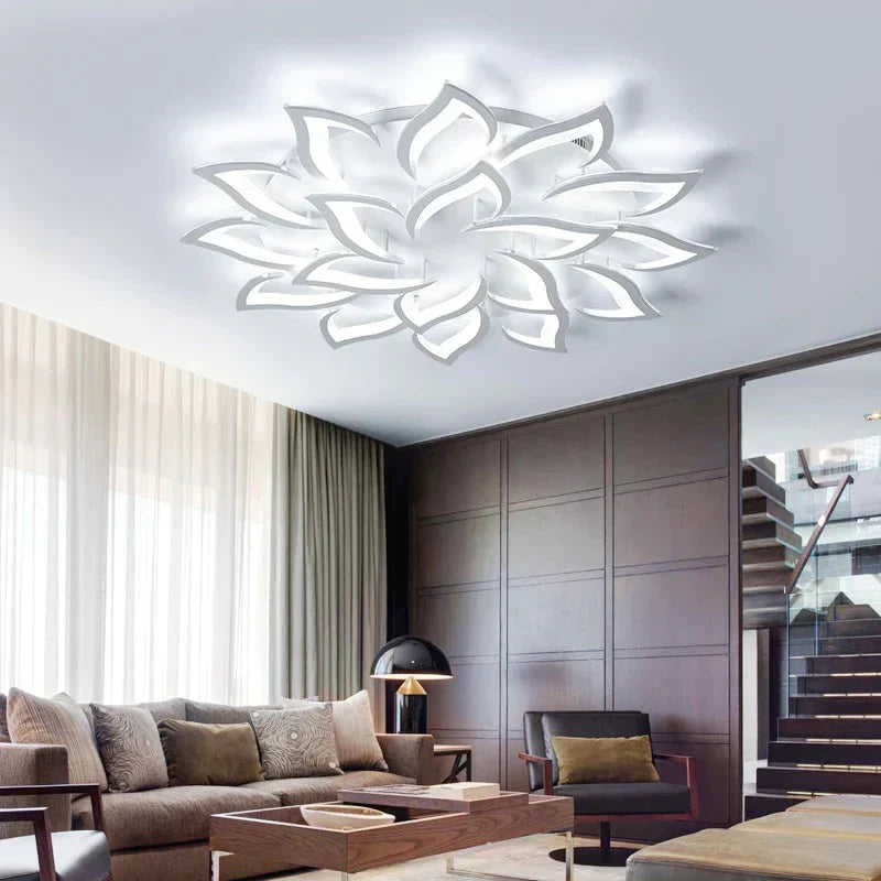 Acrylic Ceiling Lamp Living Room Kitchen Bedroom Modern Remote Control Colorful Atmosphere Ceiling Light Fixture Deco