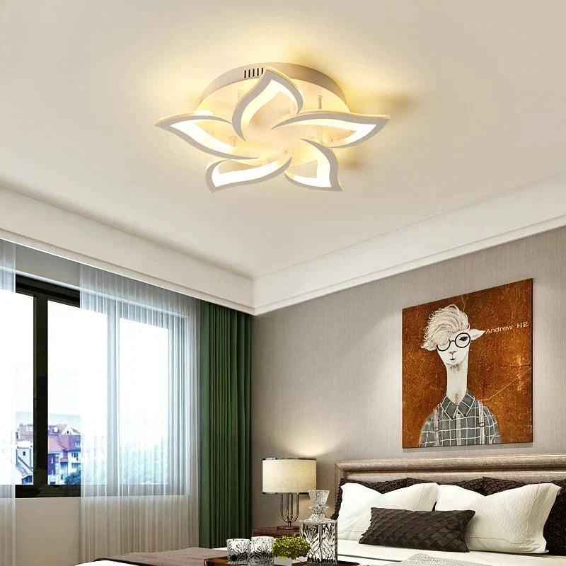 Acrylic Ceiling Lamp Living Room Kitchen Bedroom Modern Remote Control Colorful Atmosphere Ceiling Light Fixture Deco